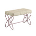 Priya II White & Light Purple Bench image