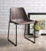 Valgus Vintage Mocha & Black Side Chair image