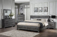 Vidalia Rustic Gray Oak Eastern King Bed image