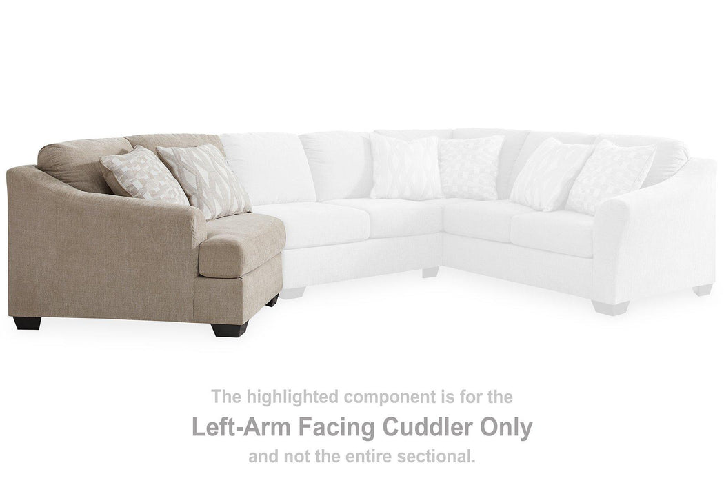 Brogan Bay 3-Piece Sectional with Cuddler