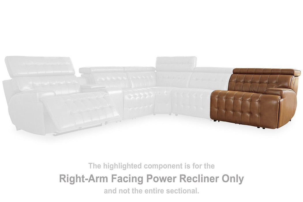 Temmpton Power Reclining Sectional Loveseat