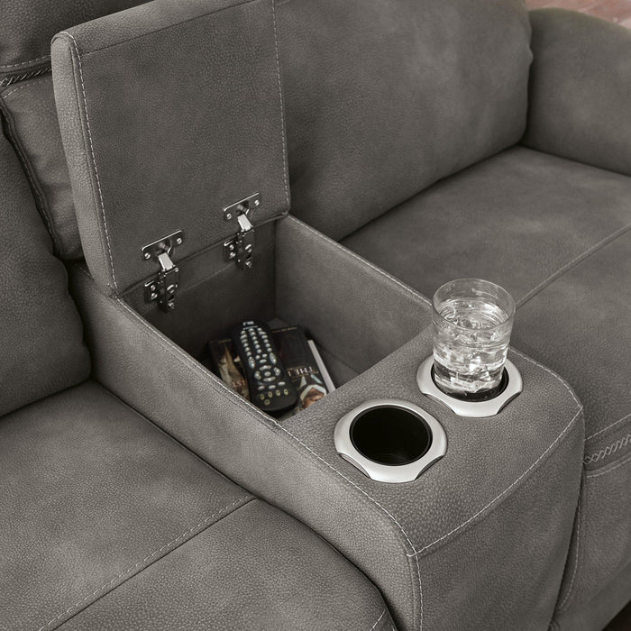 Next-Gen DuraPella Power Reclining Loveseat with Console